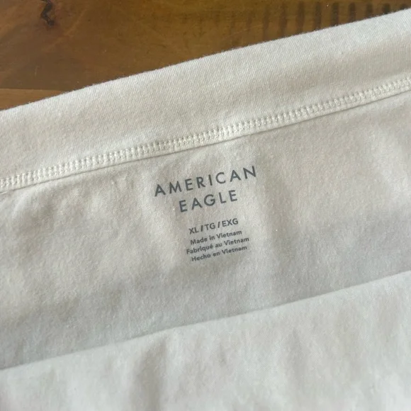 AEO Foldover Cream Women's Tubetop - Picture 3 of 5